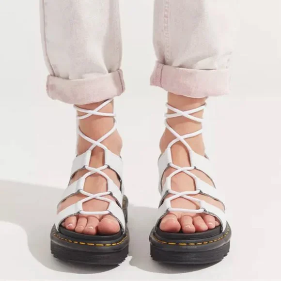 Dr. Martens Nartilla Gladiator White Sandal - Picture 3 of 11